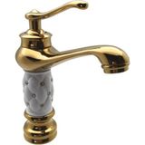 Bariton Musluk Armatür Altın Lüks Banyo Lavabo Bataryası