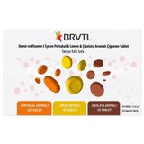 Barivital Lipozomal Demir + Vitamin C Çikolata Limon ve Portakal Aromalı 60 Çiğneme Tablet