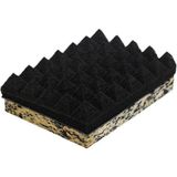 Bariyerli Piramit Akustik Bondex Sünger 50*100 - Siyah