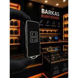 Barkas Elektronik Clio E-Tech Austral Megane E-Tech Clio 5 Megane 4 Captur Kadjar Talisman Anahtar Kılıfı Siyah Gümüş - Siyah - Gümüş
