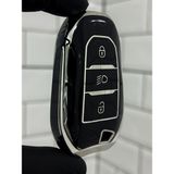 Barkas Elektronik Peugeot 208 308 408 508 2008 3008 5008 Far Göstergeli Smart Nano Anahtar Kılıfı