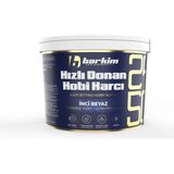Barkim Hızlı Donan Hobi Harcı Harcı 5 Kg Pürüzsüz Taş Tozu - İnci Beyaz 2450