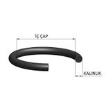 Barklas 12.00x1.50 O-rıng Sılıkon Conta Her Pakette 200 Adet