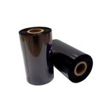 Barkod Argox ile uyumlu 110Mmx74Mt Siyah Renk Wax Ribon