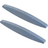BarkoFix 2 Adet Bileme Taşı 150 Grit Oval Bileme Taşı Bıçak Bileme Bıçak Bileyici Taş Bileğ Taşı