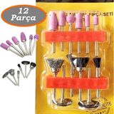 BarkoFix Kalıpcı Mini Taşlama Zımpara Seti Gravür Seti Matkap Ucu Parlatma Parlatıcı Başlıklar Ahşap Oyma - 001-Renkli