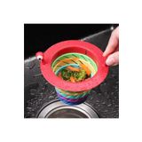 Barkofix Lavabo Süzgeci Renkli 6 Kademeli Mutfak Gider Tıpası Lavabo Evye Süzgeci