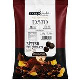 Barlo Chocolate Premium Bitter Pul Çikolata 2,5 kg (%57)