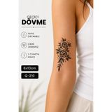 Barly Gül Mini Geçici Dövme Tattoo