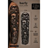 Barly Kurukafa Kol Geçici Dövme Tattoo