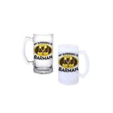 Barman Kulplu Bira Bardağı Buzlu veya Şeffaf Seçenekli 024