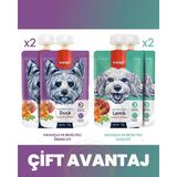 Baron Pet Wanpy Köpek Et Ezme Ördek ve Kuzu x 4