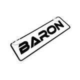 Baron Yazılı Sök Tak Dekor Plaka