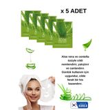 Baroness Aloe Vera Özlü Nemlendirici Yüz Maskesi 5 Adet Ikore