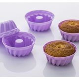 Baroness Mini Silikon Muffin Yanmaz Kek Kalıbı 12 Li - Standart - 26 x 26 x 7 cm