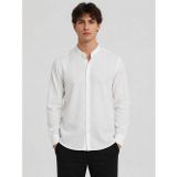 Baros Hakim Yaka Uzun Kol Slim Fit Keten Gömlek - 7684