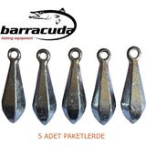 Barracuda 75 Gram Armut Olta Kurşunu 5 Adet