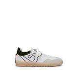 Barracuda Erkek Hakiki Deri Beyaz/Haki Sneakers & Spor Ayakkabı 511 BU3538B ERK AYK Y25 MARMO/CML/FOREST