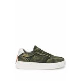 Barracuda Erkek Hakiki Deri Yeşil/Beyaz Sneakers & Spor Ayakkabı 511 BU3510A ERK AYK Y24 DENIM VERDE/BIANCO