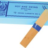 Barre Hot Swing Mavi Kuşak 1.5 Numara 1 Kutu 12 Adet Profesyonel Klarnet Kamışı