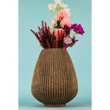 Barrel Handmade Dekoratif Seramik Vazo