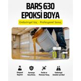 Bars 630 Epoksi Zemin ve Duvar Boyası - Solventsiz, Çift Bileşenli, Yüksek Dayanımlı Boya, İç Cephe İçin - 20 Kg - Ral: 6024 (Yeşil)