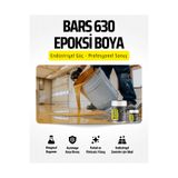 BARS 630 Epoksi Zemin Ve Duvar Boyası - Solventsiz, Çift Bileşenli, Yüksek Dayanımlı Boya, İç Mekanlarda