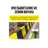 BARS 810 Zemin ve Yol Çizgi Boyası - Rulo ile Uygulanır, Hızlı Kurur, Aşınmaz, İç Dış Uyumlu 5 Kg