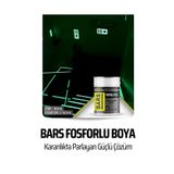 BARS FOSFORLU BOYA - KARANLIKTA IŞIK SAÇAN FOSFORLU ZEMİN VE DUVAR İŞARETLEME BOYASI