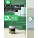 Bars Seramik & Fayans Boyası Iç Mekanlar Zemin ve Duvar Dönüşüm Boyası 5 kg (Renk: H-14 Üzüm)