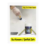 BARS SU KESEN Şeffaf Su Yalıtımı–Kılcal Çatlak Doldurur, Kiremit, Shingle, Ahşap, Beton ve Şap için 1 Kg Şeffaf Zırh