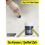 Bars Su Kesen Şeffaf Zırh Su Yalıtımı–kılcal Çatlak Doldurur, Kiremit, Shingle, Ahşap, Beton ve Şap Için 1 kg