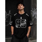 BarsDepo Brooklyn 96 Baskılı T-Shirt Unisex %100 Pamuk (Suprız Hedıyelı) - 8 - 9 Yaş - Siyah
