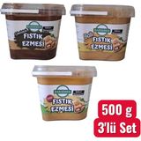 Barseren Fıstık Ezmesi 500 gr 3'lü Avantaj Seti