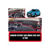 Barteg Dacia Sandero Stepway 2015-2021 Torpido Koruyucu Ön Göğüs Halısı Kılıf Havlu Örtü