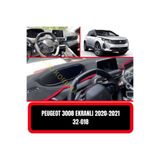 Barteg Peugeot 3008 2020 Torpido Koruyucu Ön Göğüs Halısı Kılıf Havlu Örtü