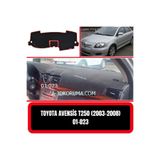 Barteg Toyota Avensis T250 2003-2008 Torpido Koruyucu Ön Göğüs Halısı Kılıf Havlu Örtü