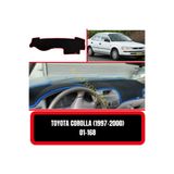 Barteg Toyota Corolla 1997 - 2000 Torpido Koruyucu Torpido Halısı Kılıf Havlu Örtü
