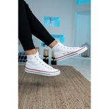 Bartrobel Unisex Beyaz Convers Bilekli Spor Sneaker