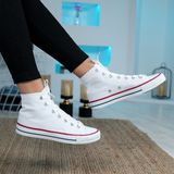 Bartrobel Unisex Bilekli Keten Spor Ayakkabı - Beyaz