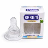 Barum Silikon Biberon Başlığı No:1 - Yavaş Akışlı, Yenidoğan ve Bebekler İçin Yedek Silikon Biberon Emziği