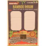 Barutoğlu Bambu İhram 1250 Gr. 2 Parça, Hafif, Ter Emici, İç Göstermez Beyaz