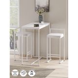 Barvia Bar Masası Gbb - 01 2'li Bar Masa Takımı - Beyaz