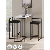 Barvia Bar Masası Gbb - 01 2'li Bar Masa Takımı - Siyah