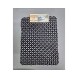 Başak Ev Tekstili 30 x 40 cm Vakumlu Kaymaz Siyah Bulaşık Kurutma Matı - Tezgah Üstü Pratik Kurutmalık - Plastik Mat
