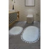 Başak Ev Tekstili Banyo Paspası - Beyaz