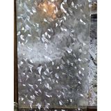 Başak Ev Tekstili Cam Filmi Kaplama Statik Folyo Buzlu Desenli Duşa Kabin Pencere Ofis Dekorasyon - 45 x 200 cm - Şeffaf