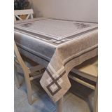 Başak Ev Tekstili Dora Pano Elyaf Tabanlı Pvc Muşamba - Desenli Silinebilir 120 X 140 Hazır Masa Örtüsü
