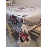 Başak Ev Tekstili Dora Pano Elyaf Tabanlı Pvc Muşamba - Desenli Silinebilir 140 X 140 Hazır Masa Örtüsü