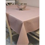 Başak Ev Tekstili Elyaflı Pvc Muşamba - Desenli Silinebilir Masa Örtüsü - 140 x 180 cm - Pembe